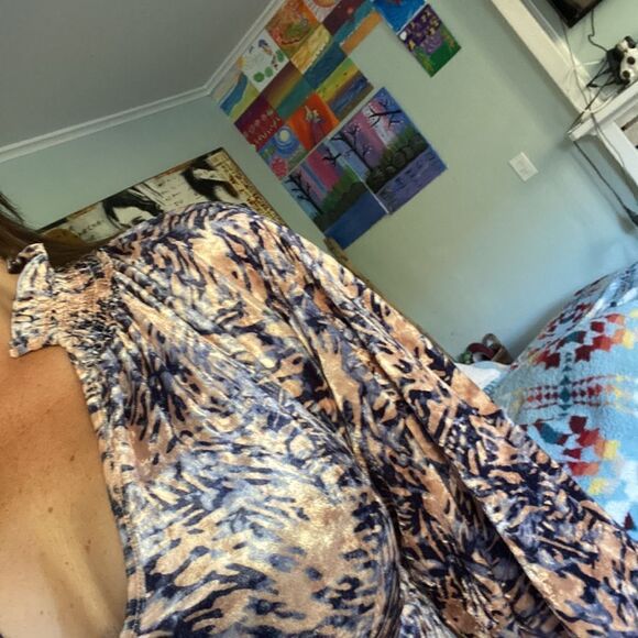 NWOT Free People Velvet Top - Picture 3 of 9